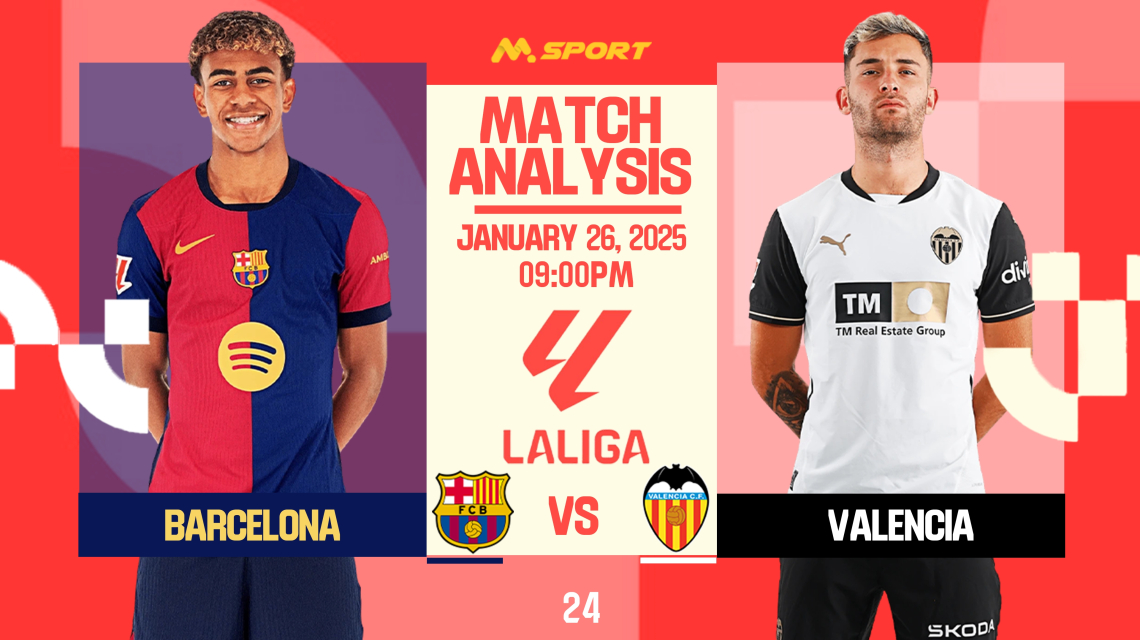 Barcelona vs Valencia: Third-Placed Baulgrana, Winless in 4 League Games, Face Resurgent Visitors